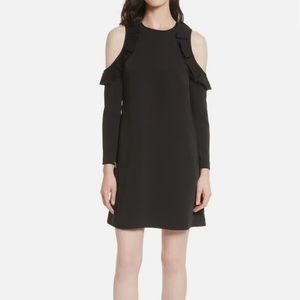 Black Ted Baker Siiara Cold Shoulder Dress Ted Baker Size 3 (8) NWT